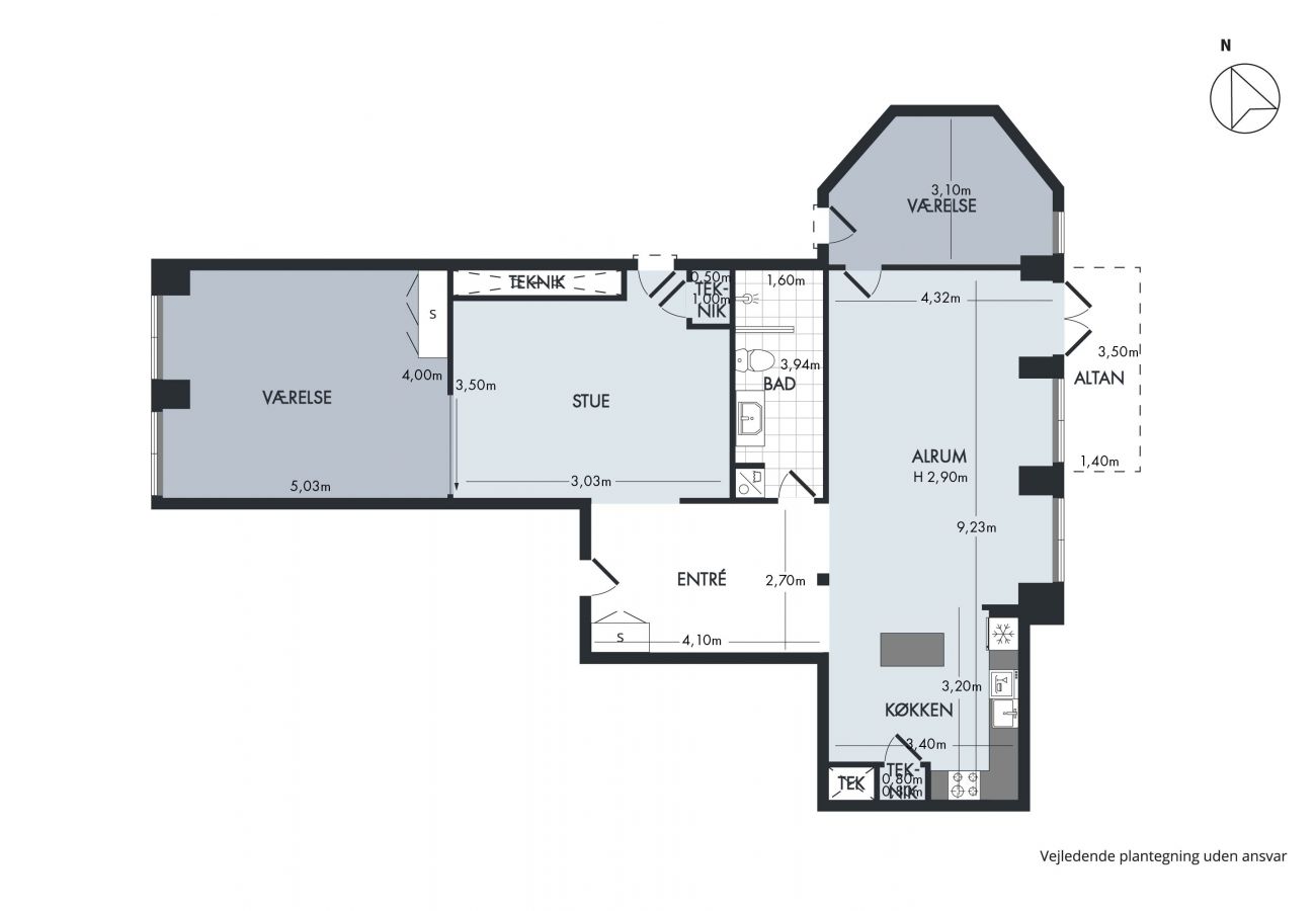 Apartment in København - Top Location in the heart of Copenhagen - with balcony!