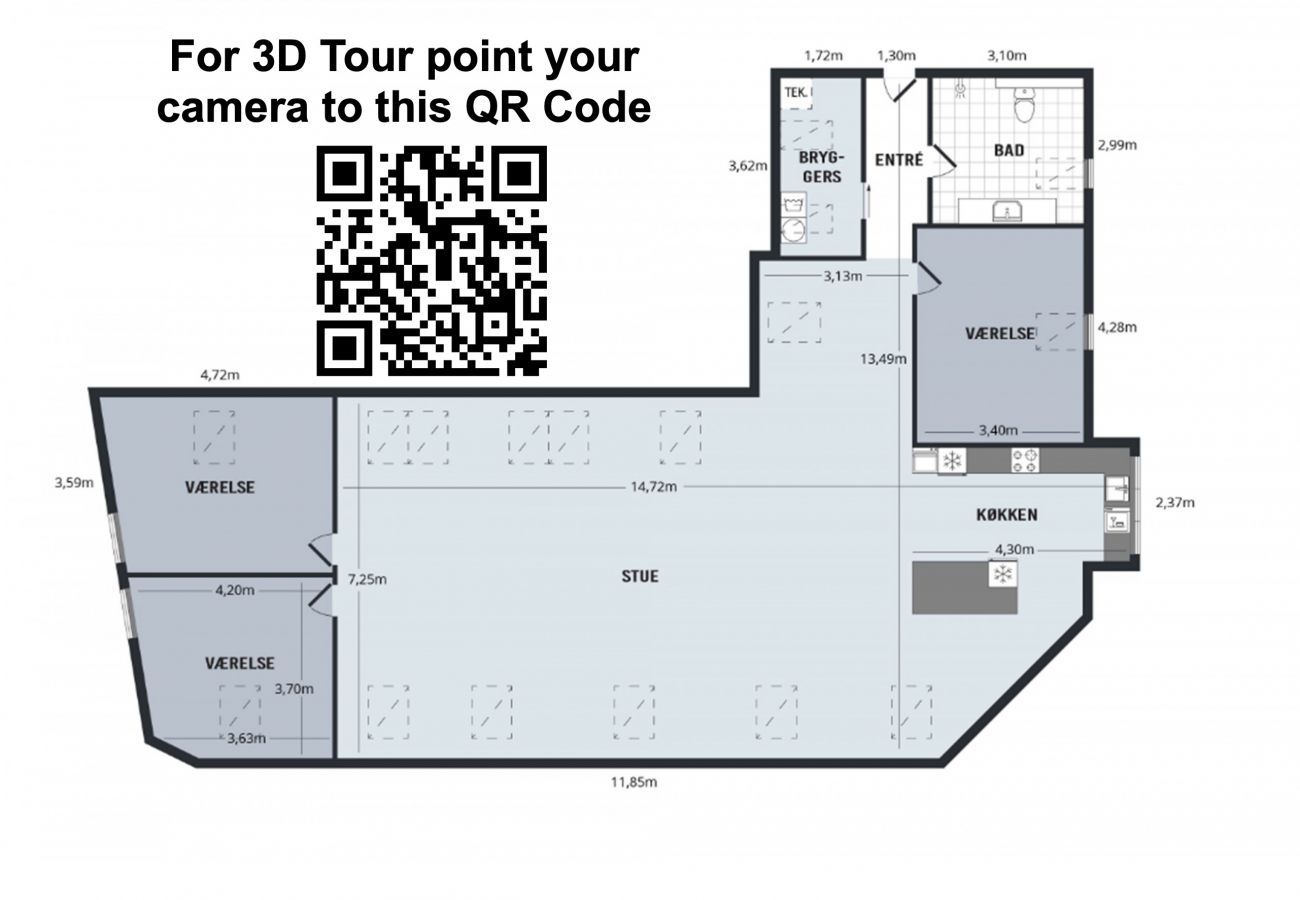 Lejlighed i Aalborg - aday - Penthouse 3 bedroom - Heart of Aalborg