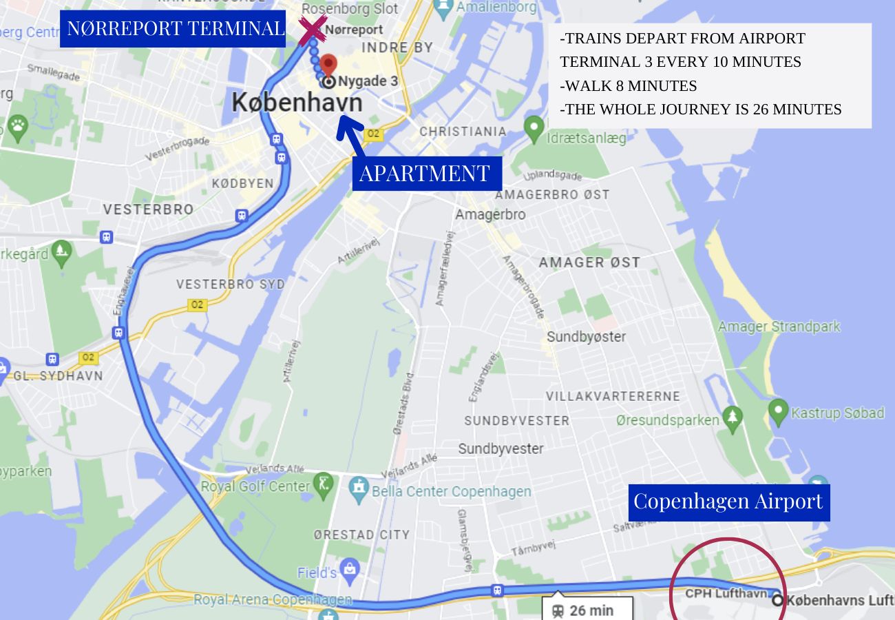Ferielejlighed i København - Top beliggenhed i København med balkon!