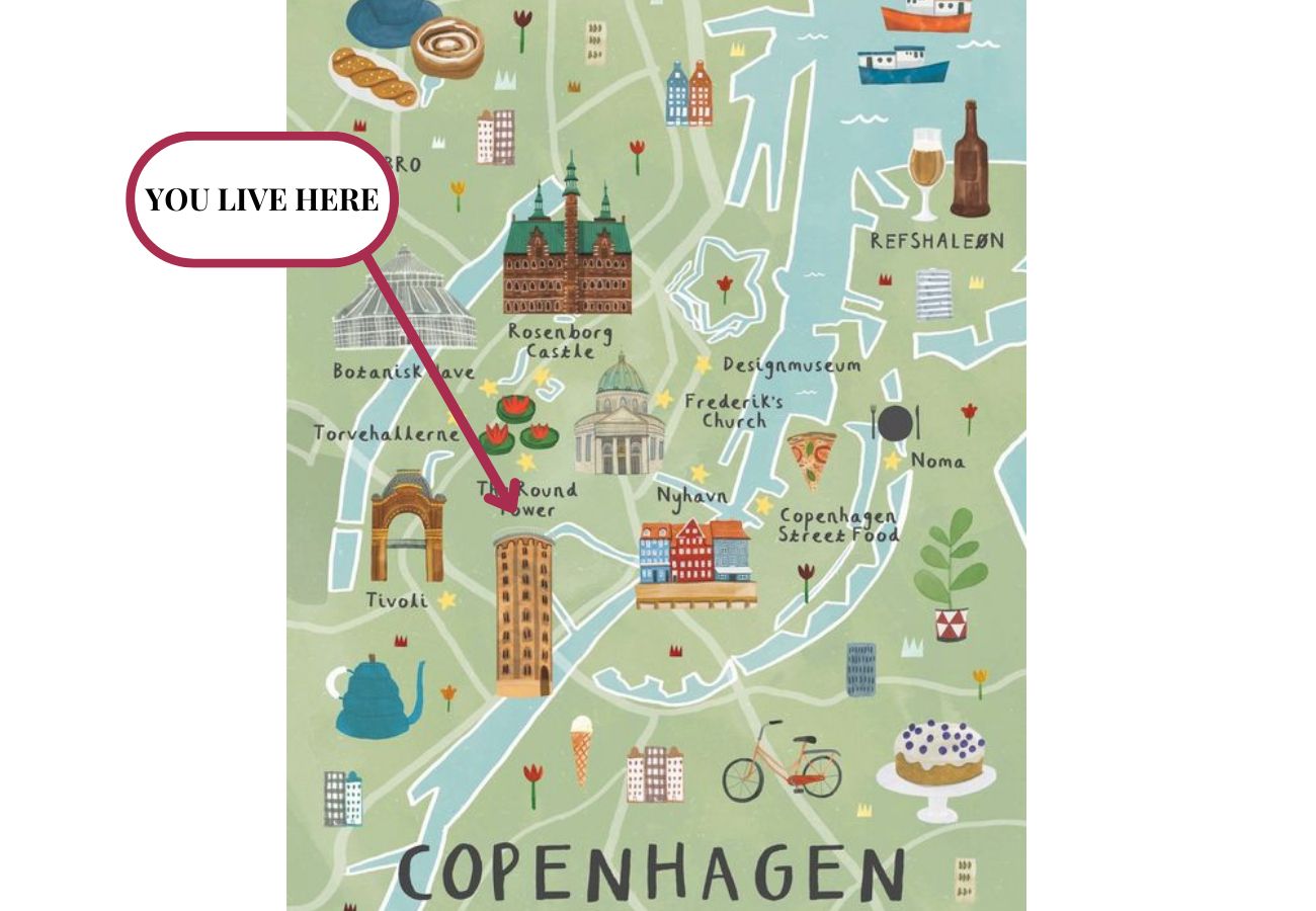 Ferielejlighed i København - Top beliggenhed i København med balkon!