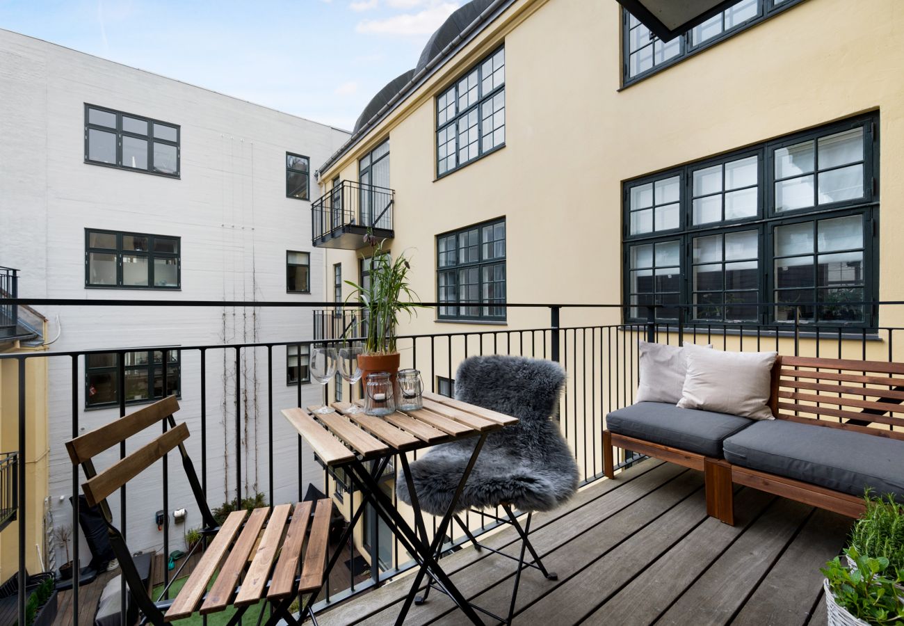Ferielejlighed i København - Top beliggenhed i København med balkon!
