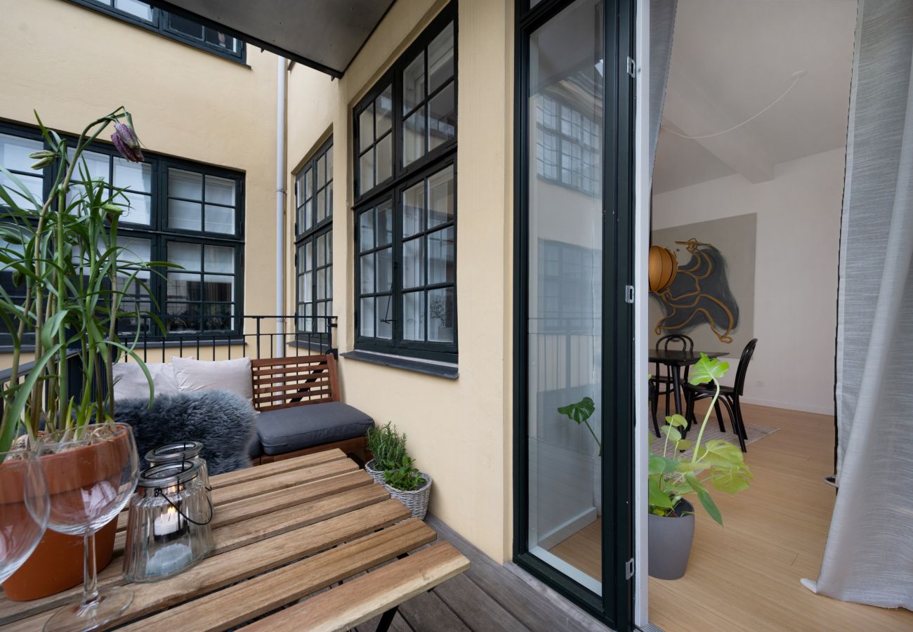 Ferielejlighed i København - Top beliggenhed i København med balkon!