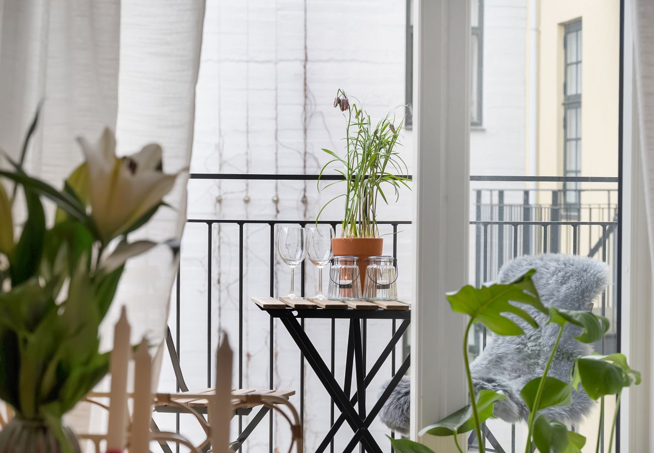 Ferielejlighed i København - Top beliggenhed i København med balkon!